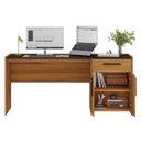 Ver imagem 3 de Mesa Office Notável 2115 Freijó Trend/ Preto Tx