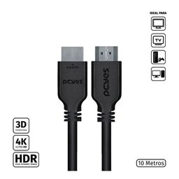 Cabo Hdmi 2.0 4k 30awg Puro Cobre 10 Metros - Phm20-10 - 1