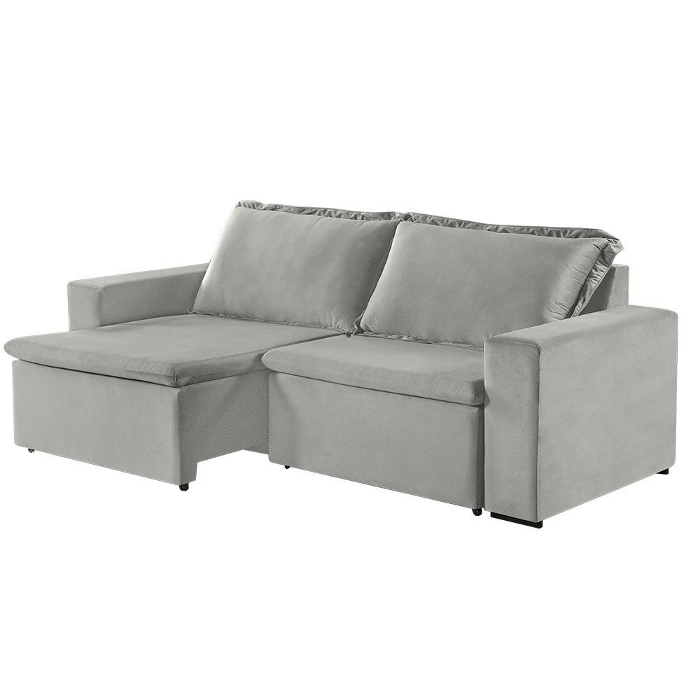 Sofa Malibu 2 Lugares 200 cm Pes de Madeira Talento Móveis - 2