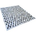 Ver imagem 2 de Tapete de Couro 3D Preto Branco Salino 2,00x2,50 com Bordas