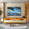 Rack com Painel para Tv 84 Polegadas com Led Espelhos 293cm 100% Mdf Luminare/requinte - 15