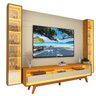 Rack com Painel para Tv 84 Polegadas com Led Espelhos 293cm 100% Mdf Luminare/requinte - 10