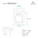 Ver imagem 3 de Assento Sanitário Almofadado Montezzi Bege Claro para Vaso Belize