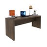 Mesa para Escritório Escrivaninha Madeira Linha Office 180cm Cor:rústico - 8