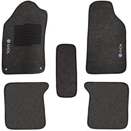 Jogo de Tapete Automotivo Carpete Volkswagen Vw Gol G6 2012 à 2016 Soft Logo Bordado 5 Peças S/M SOF - 3