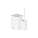 Ver imagem 1 de Kit de Banheiro com Lixeira de Pedal ou 2 Peças Linha Aura - Branco