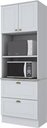 Ver imagem 3 de Cozinha Modulada Americana com 7 Peças Branco Hp - Henn