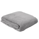 Ver imagem 2 de Cobertor Casal Manta Microfibra Fleece Cinza Claro