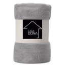 Ver imagem 3 de Cobertor Casal Manta Microfibra Fleece Cinza Claro