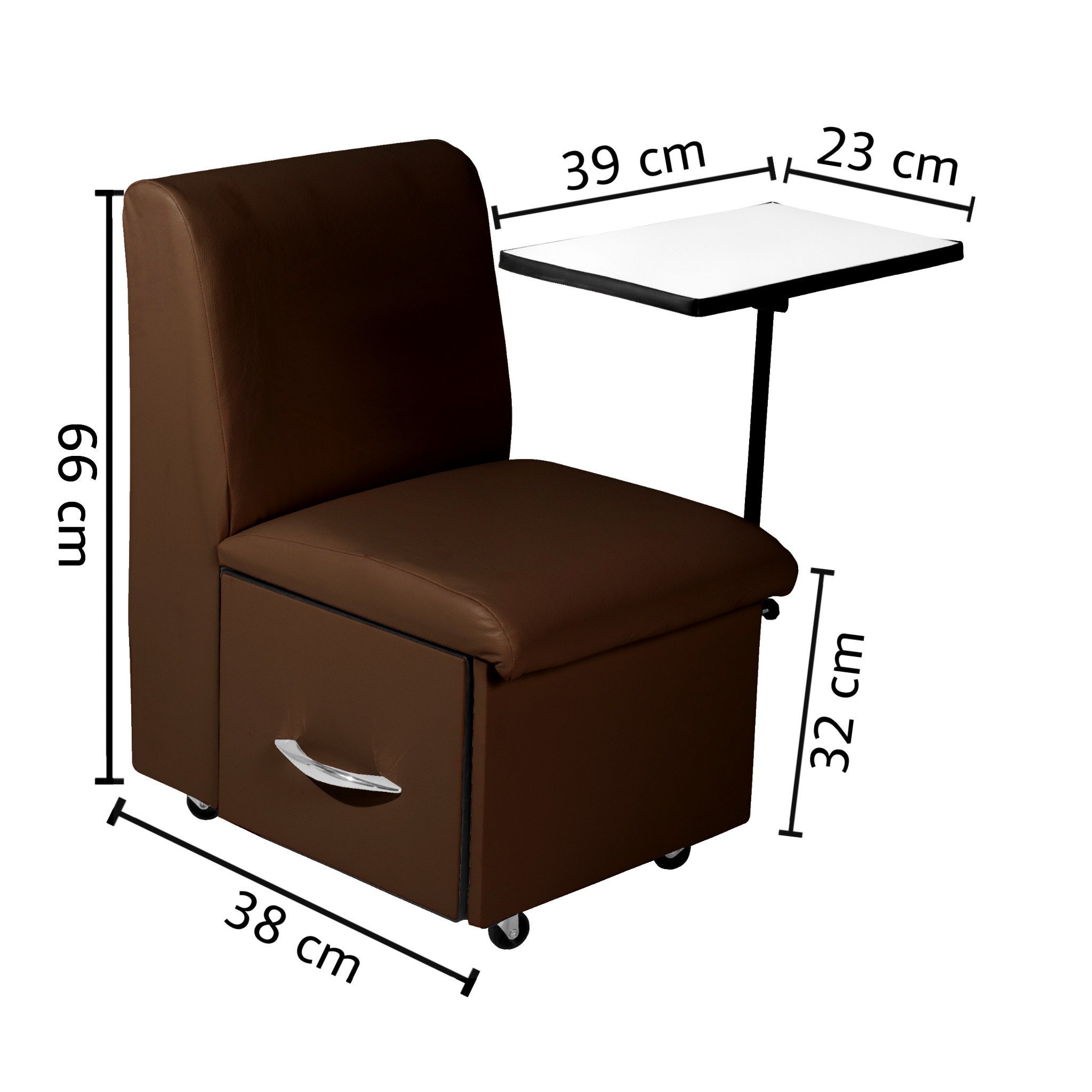 Cadeira Cirandinha de Manicure Marrom - 2