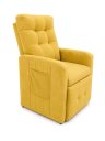 Ver imagem 4 de Poltrona Papai Luxo Reclinavel para Estenção de Cilios , Amamentação Organica* Sued* Amarelo