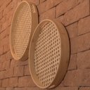 Ver imagem 3 de Bandeja Vazada de Bambu Redonda 35cm - Oikos