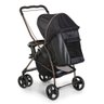 Travel System Galzerano Carrinho de Bebê Milano Reversível Ii com Bebê Conforto Grid Preto com - 4