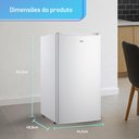 Ver imagem 4 de Frigobar Geladeira HQ 93 Litros Branco BC-93 127V