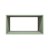 Nicho Decorativo Retangular 60x30x30 Mdf Plancasa:verde Jade - 1