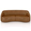 Ver imagem 3 de Sofá 4 Lugares para Sala Living Orgânico 240cm Eron M03 Couríssimo Whisky - Lyam Decor