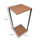 Ver imagem 5 de Mesa Auxiliar Strassis Design Sd-3007 Preta