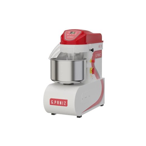 Amassadeira Espiral Ae 25 T e com 2 Velocidades 250 Rpm Cuba em Aço Inoxidável Branco g.Paniz 380V