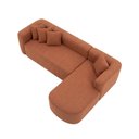 Ver imagem 6 de Sofá Orgânico Módulo Curvo Siena 2,6MTS Boucle Terracota - Vimont Moveis