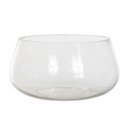 Ver imagem 1 de Vaso Bacia Vidro 13cm Transparente Florarte Flor Arte