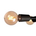 Ver imagem 2 de Lustre Pendente Taschibra Buds E27 Bivolt Preto 02110285-18