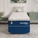 Ver imagem 6 de Cama Box Solteiro + Colchão Comfort Class Pillow Top 88x188 Azul/suede Azul