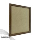 Ver imagem 2 de Kit 10 Molduras 15x15cm com Vidro e Fundo para Quadros Fotos Cor:tabaco
