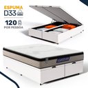 Ver imagem 2 de Cama Box Baú com Colchão Gazin de Espuma D33 Pillow In Force Mid Queen 158cm