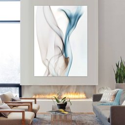 Quadro Decorativo Abstrato, Tela em Canvas  ideal para e Sala , Quarto e Hall de entrada (100x70 cm) - 2