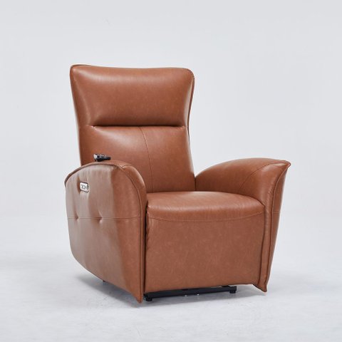 Poltrona do Papai Cinema Elétrica Vegas com Massagem Aquecimento Entrada Usb/usb-c Pu Caramelo G94 -