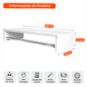 Kit 4 Cabideiros Arara Suspenso para Lavandeira Quarto Closet Branco - 2
