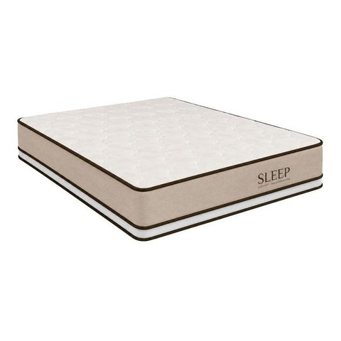 Colchão Viúva Sr Life Sleep Ii Espuma D28 128x188x30cm Bege