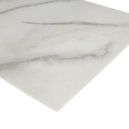 Placa Decorativa Papel de Parede Marmorizada Branca 30x60cm - 3