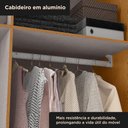 Ver mais imagens de Guarda Roupa Casal 6 Portas 2 Gavetas Lyon Yescasa Bege/Cinamomo/Off White
