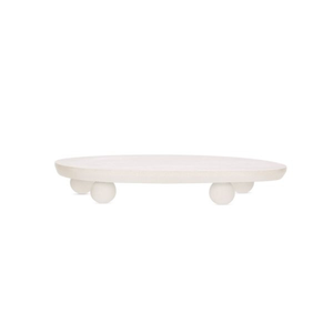 Bandeja em Poliresina Branco 31x23,5cm Mart