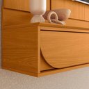 Ver imagem 4 de Painel Home Suspenso Aura Cinamomo para Tv até 65” - Madetec