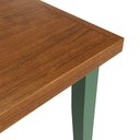 Ver imagem 2 de Mesa Colors em Madeira Maciça Quadrada 4 Lugares - 80 X 80cm Verde