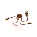 Ver imagem 1 de Luminária Aludra Lustre Elegance Alumínio Sala 4 Lâmpadas:rosé