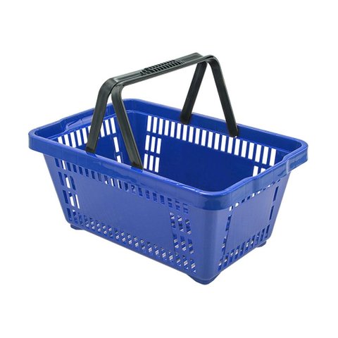 Cesto de Compras Plástico Para Supermercado 16L D100 Cód. 3000 - Della Plast