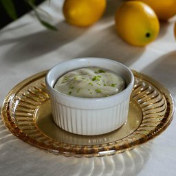 Kit 4 Ramequins Porcelana 240ml Branco Canelado Mesa Posta Classic Lyor - 2