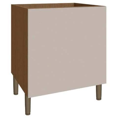 Armario Forno para Cozinha 70x60cm Lile Rimo Carvalho/off White