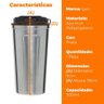 Copo Térmico com Termômetro Inox Parede Dupla Motion 500mL - Lyor - 5