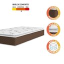 Ver imagem 3 de Colchão Solteiro UMAFLEX Molas Ensacadas Pillow Martino 88x188x25cm