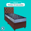 Ver imagem 4 de Kit Cabeceira + Cama Box Bau + Colchão Solteiro Molas Ensacadas Petrus Paropas
