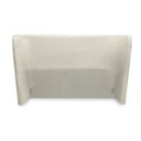 Ver imagem 1 de Cabeceira Design para Cama King Torres Pés em Madeira Bouclê Off White G91 - Gran Belo