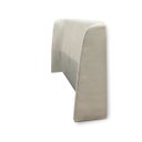 Ver imagem 7 de Cabeceira Design para Cama King Torres Pés em Madeira Bouclê Off White G91 - Gran Belo