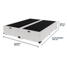 Cama Box com Baú King Branco de Madeira 193cm KazaMix - 3