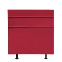 Ver imagem 1 de Cabeceira Estofada Argentina 100cm Solteiro para Cama Colchão Box Quarto Corino Vermelho - Aurora