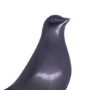 Ver imagem 4 de Escultura Pássaro Pomba Cerâmica para Escritório Preto 15 Cm F04 - D'rossi