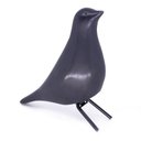 Ver imagem 2 de Escultura Pássaro Pomba Cerâmica para Escritório Preto 15 Cm F04 - D'rossi